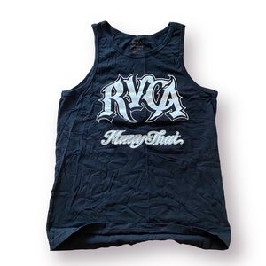 RVCA VA MUAY THAI BLACK TANK TOP SMALL